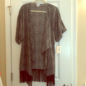 NWT LulaRoe Monroe Python Swim coverup/Kimono